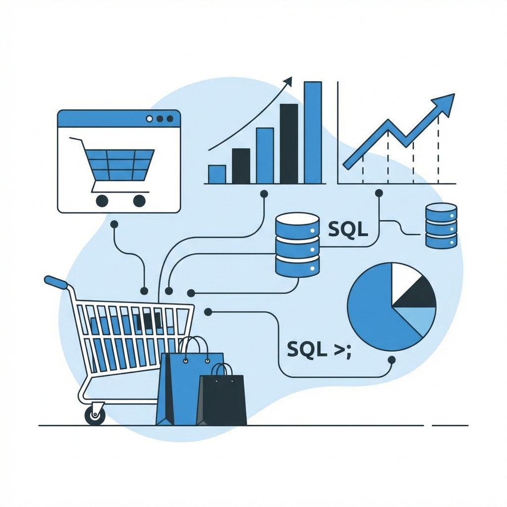 E-commerce SQL Analysis Illustration